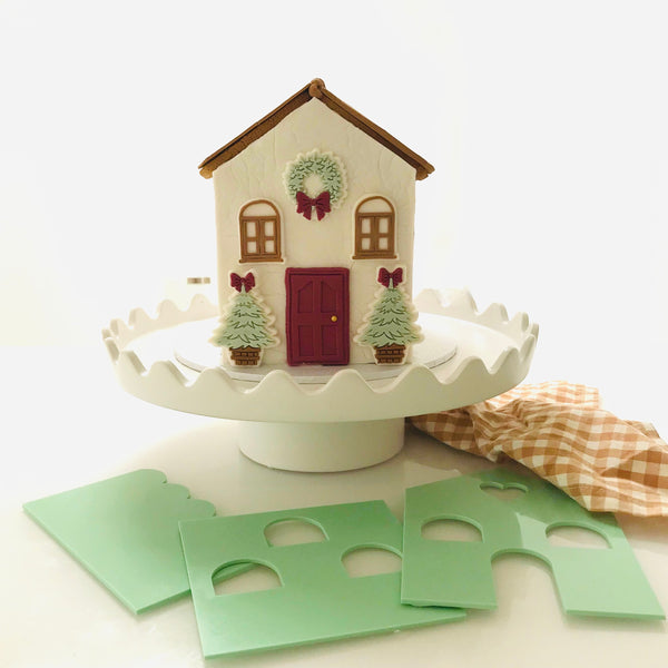 Large Gingerbread House Template Set (SweetP)