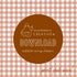 DIGITAL Icing Sheet Download -  Gingham Pattern Rust (Sarah Maddison)
