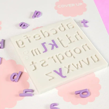 Block Alphabet Lower Case Savvy Shapes Silicone Mould (Savvy Cakes)