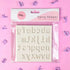 Block Alphabet Lower Case Savvy Shapes Silicone Mould (Savvy Cakes)
