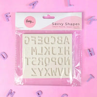 Block Alphabet Upper Case Savvy Shapes Silicone Mould (Savvy Cakes)