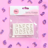 Block Numbers Savvy Shapes Silicone Mould (Savvy Cakes)