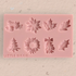 Christmas Foliage Silicone Mould (Little Bikkie)