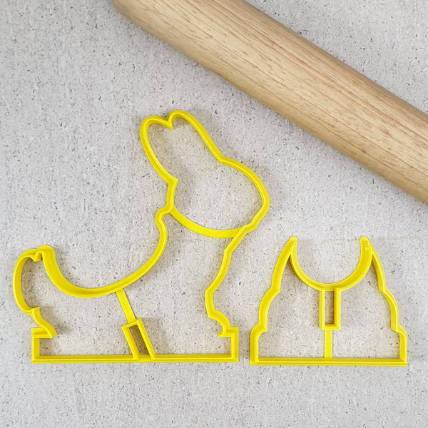 3D Standing Bunny with Egg Holder SET