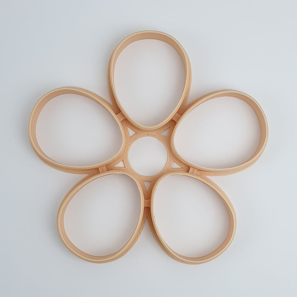 5x Mini Egg Multi Cutter (Little Biskut) | Custom Cookie Cutters