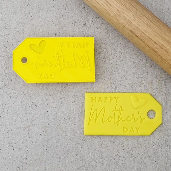 Happy Mother's Day Gift Tag Debosser & Cutter Set