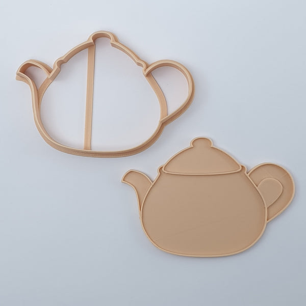Tea Pot Cutter & Embosser Set (Little Biskut)