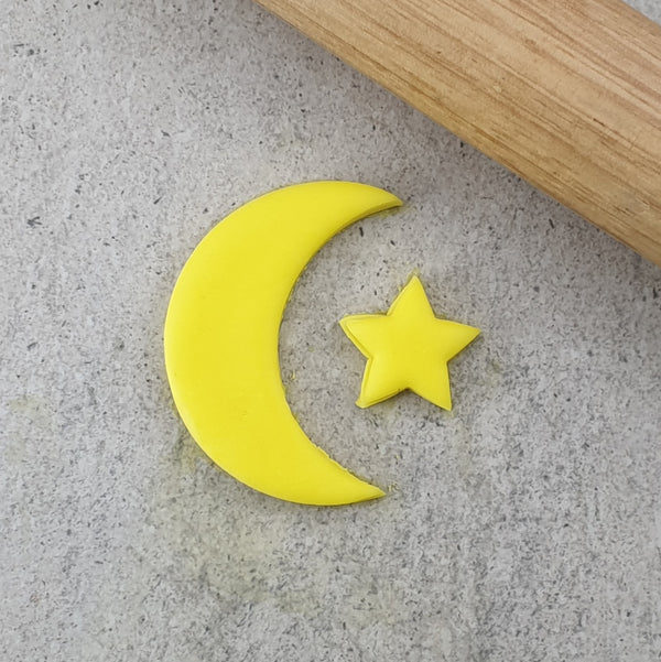 Moon Crest & Star Cookie Cutter
