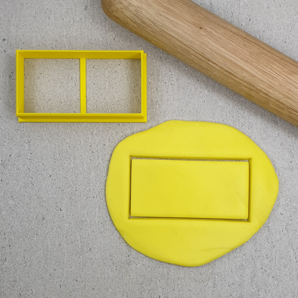 Standard Rectangle 2:1 Cutter | Custom Cookie Cutters