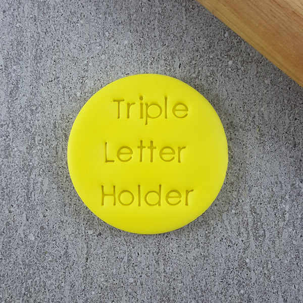 Triple Letter Bar Holder Accessory