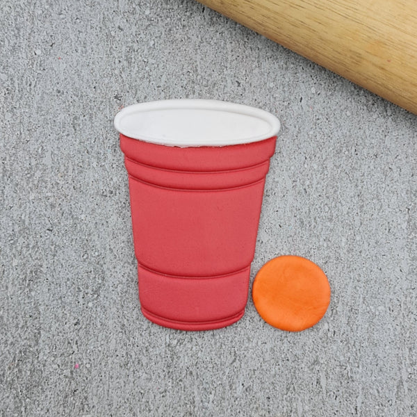Beer Pong (Red Cup & Ball) Cutter and Embosser Set