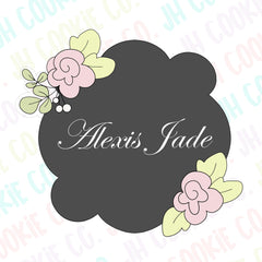 Alexis Jade Floral Plaque