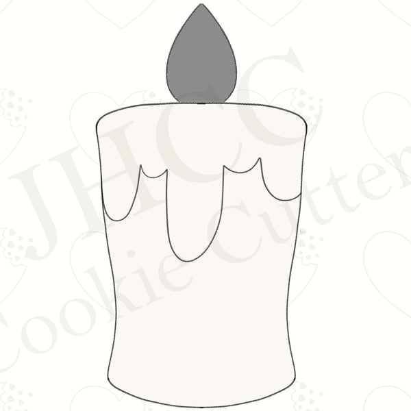 Black Flame Candle