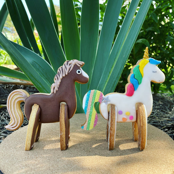 Horse Unicorn 3D Standing Cookie Cutter