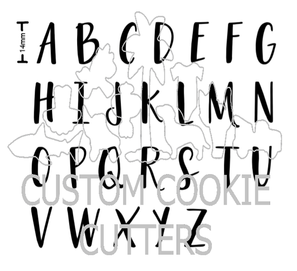 V2 Script Stamps (Individual Letters)