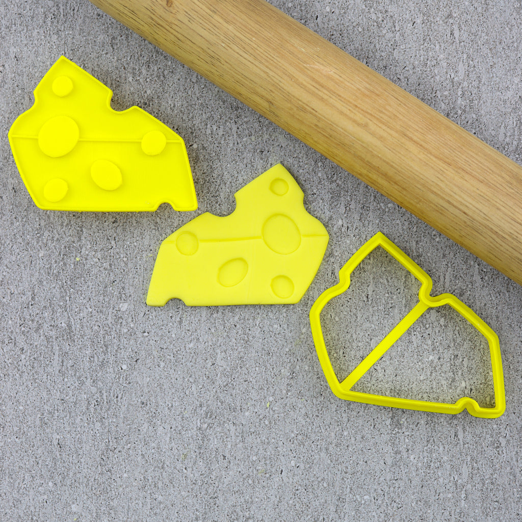Cheese Wedge Embosser & Cutter Set Custom Cookie Cutters