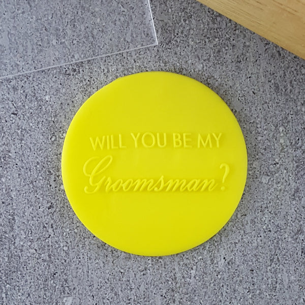 Will You Be My Groomsman? Debosser