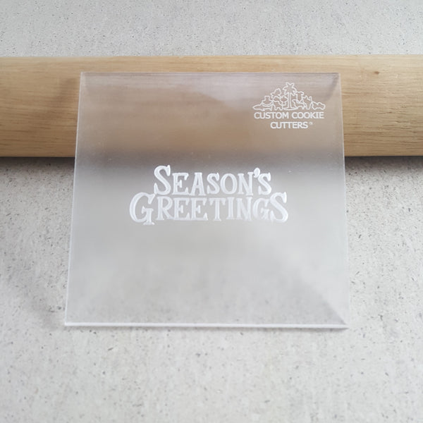 Season's Greetings Debosser