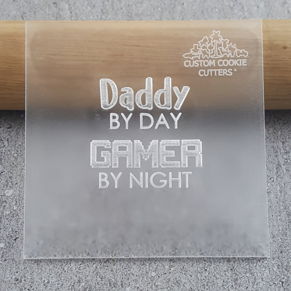 Daddy By Day, Gamer By Night Debosser