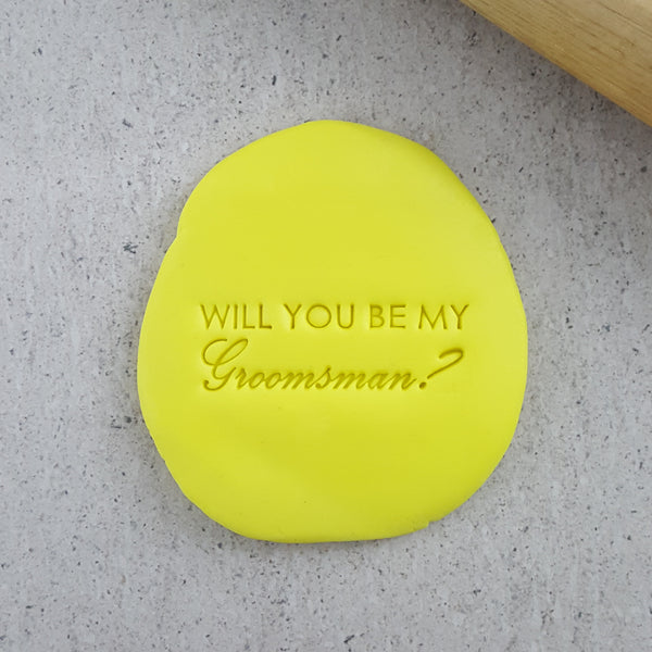 Will You Be My Groomsman? Embosser