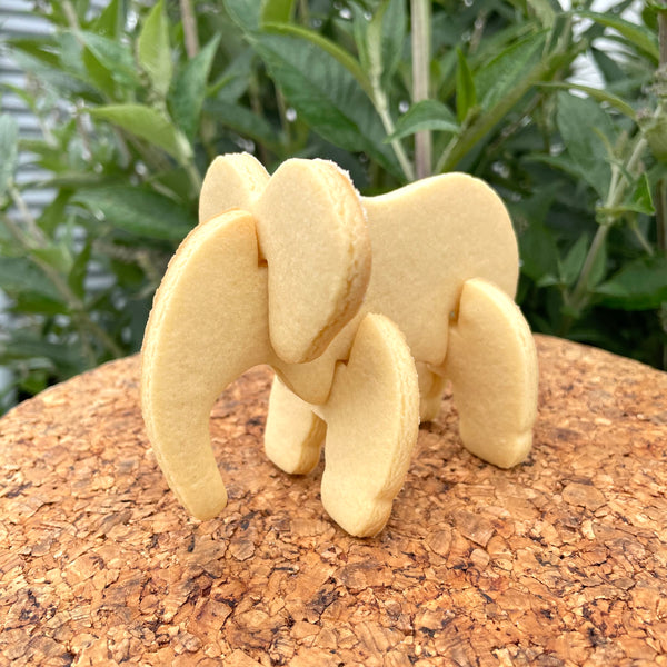 Elephant 3D Standing Cookie Cutter