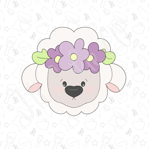 Floral Lamb Face