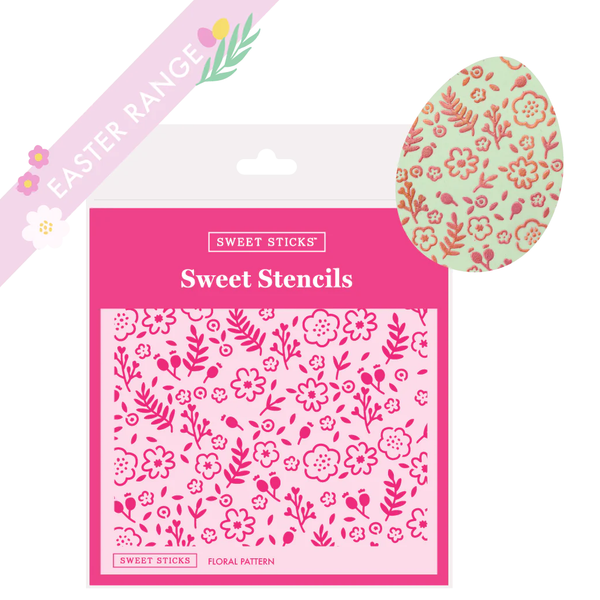 Floral Pattern Stencil (Sweet Sticks)