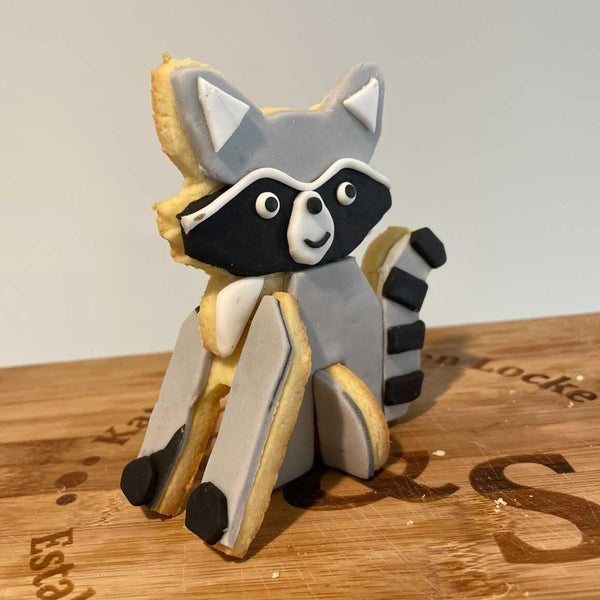 Fox/Racoon/Cat 3D Standing Cookie Cutter