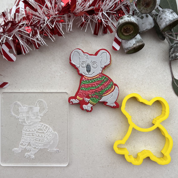 Christmas Koala Debosser & Cutter Set