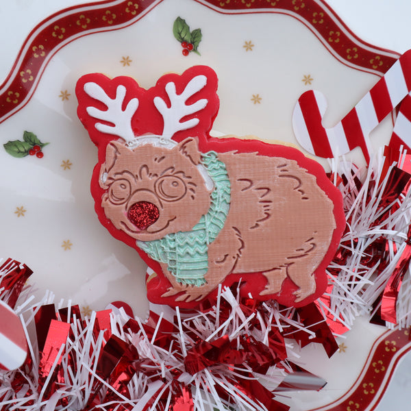 Christmas Wombat Debosser & Cutter Set