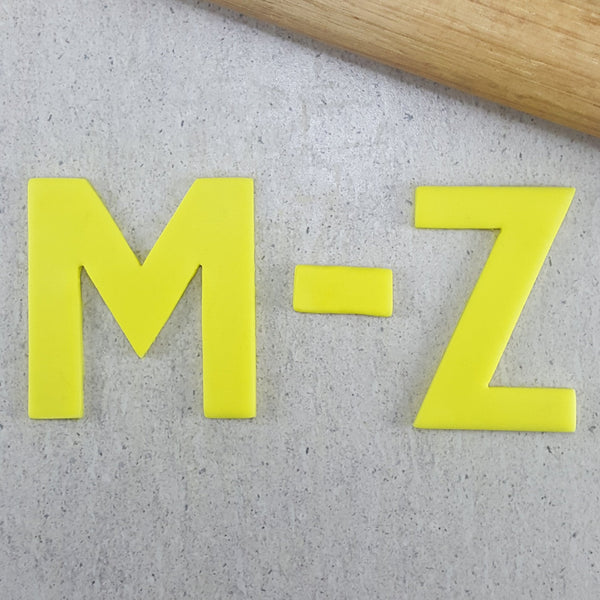 M to Z Thin Letter Cutters