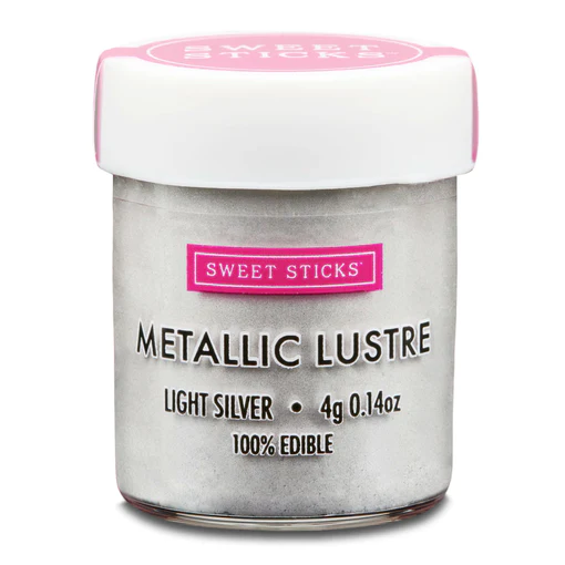 Light Silver Lustre Dust 4g (Sweet Sticks)