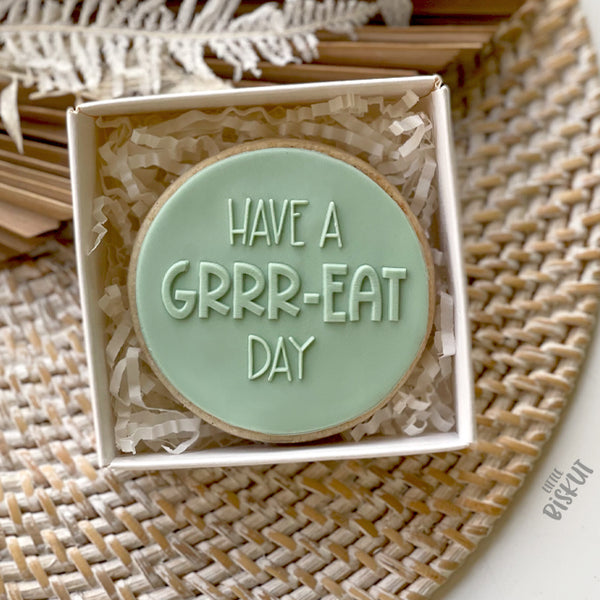 Have a Grrr-eat Day Debosser (Little Biskut Level Up!)