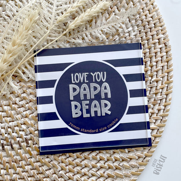 Love You Papa Bear Debosser (Little Biskut Level Up!)
