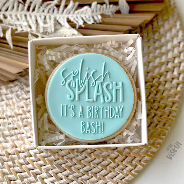 Splish Splash It's a Birthday Bash Debosser (Little Biskut Level Up!)