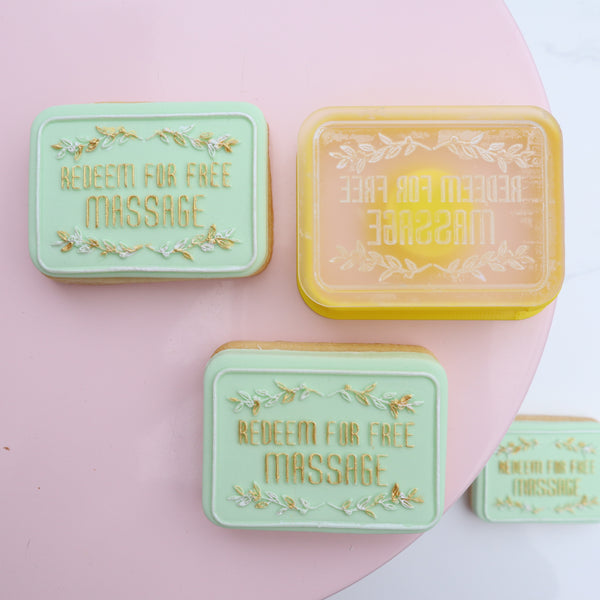 Mini Pamper Pack (Part C) Cutter & Debosser Set