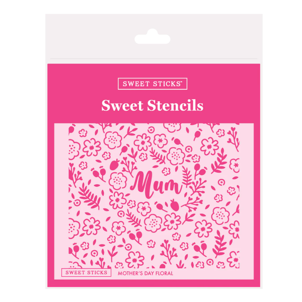 Mother's Day Floral Stencil (Sweet Sticks)