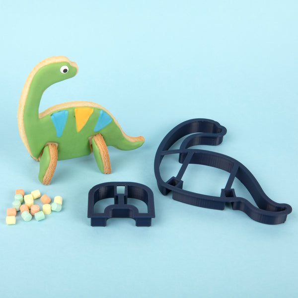 Brontosaurus 3D Standing Cookie Cutter