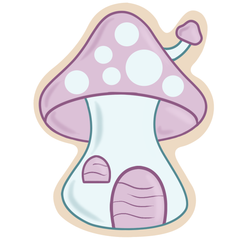 Mushroom House Cutter (Miss Biscuit)