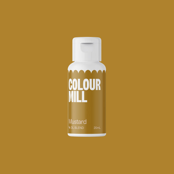 Oil Based Colouring 20ml Mustard