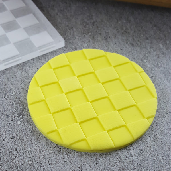 Checkerboard Pattern Plate
