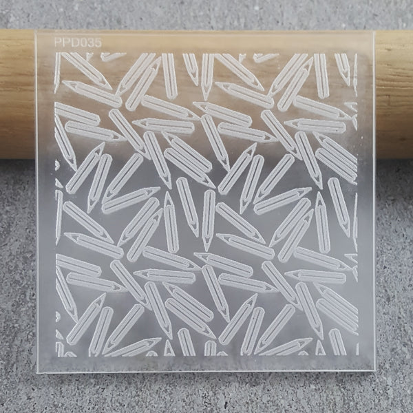 Pencils Pattern Plate