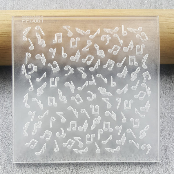 Musical Notes Pattern Plate