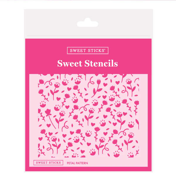Petal Pattern Stencil (Sweet Sticks)
