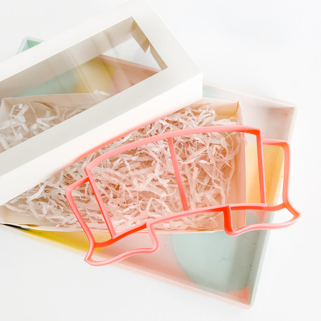 Banner Bikkie Stacks Cutter (Bikkie Smalls) | Custom Cookie Cutters