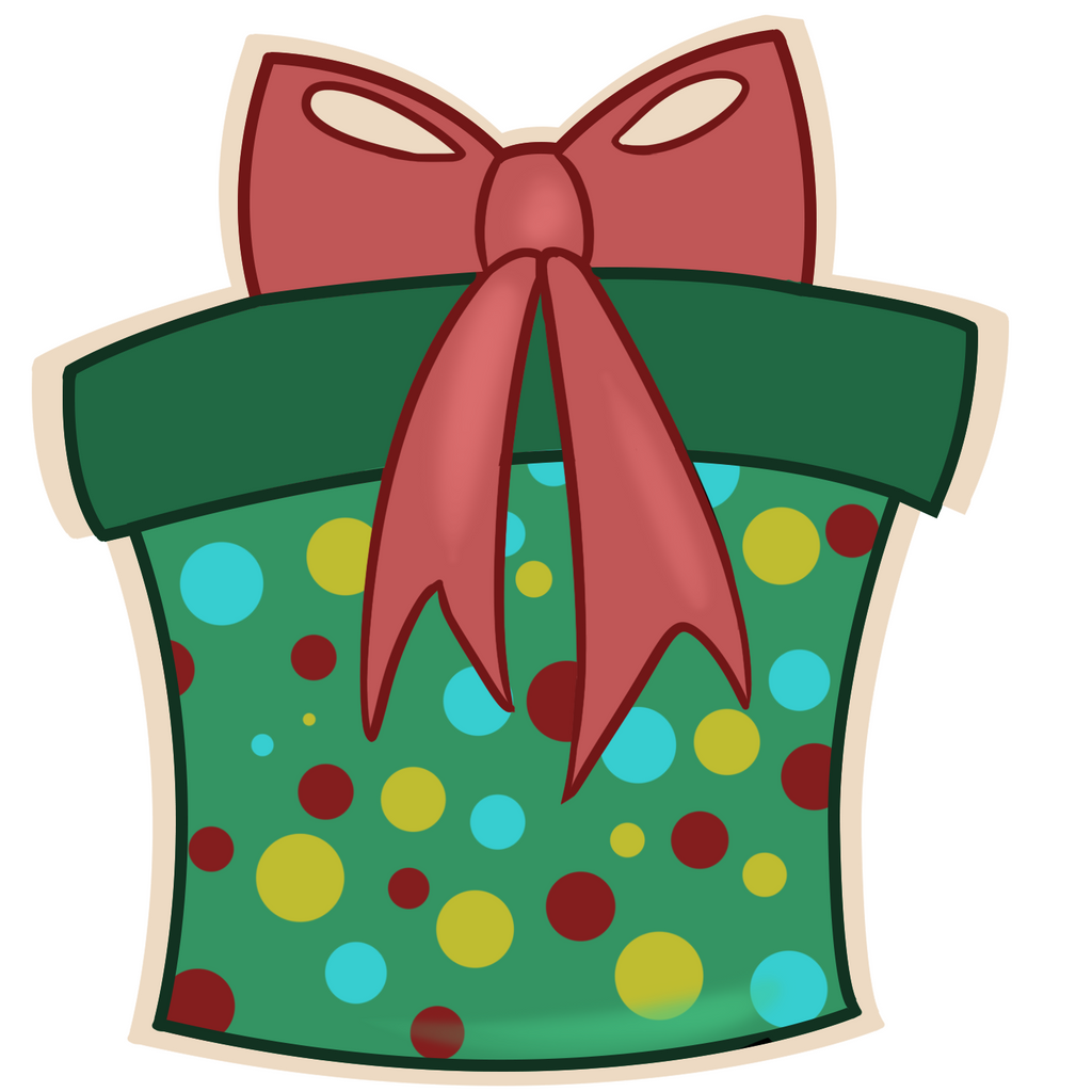 Present Cutter (Adelaide Bakes Collection) Custom Cookie Cutters