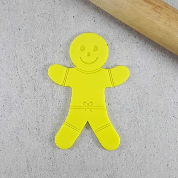 Gingerbread Man With Clothes Cutter and Embosser Set