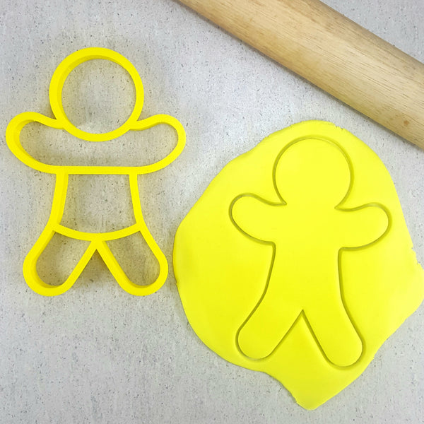 Gingerbread Man With Clothes Cutter and Embosser Set