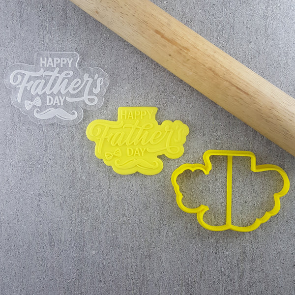 Happy Father's Day Cutter and Debosser Set