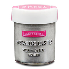 Silver Lustre Dust 4g (Sweet Sticks)